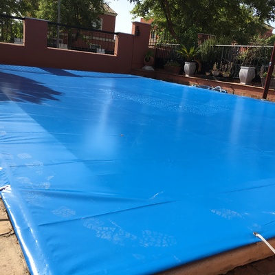 Cubierta protección piscina