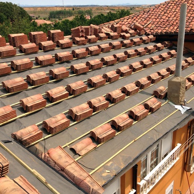 Cubierta realizada en Villanueva del Carnero