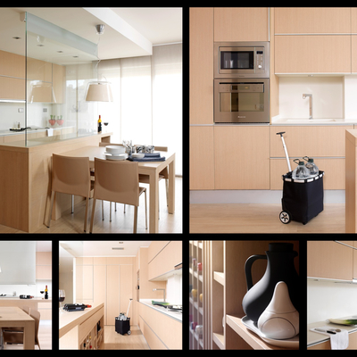 Cocina con isla central