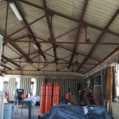 Desmontaje y reposicion cubierta 600m2