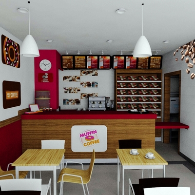 Decoración cafetería en Málaga 1