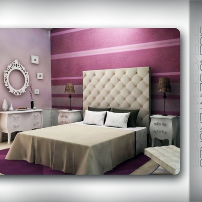 Decoración de cuarto de matrimonio en casa unifamiliar