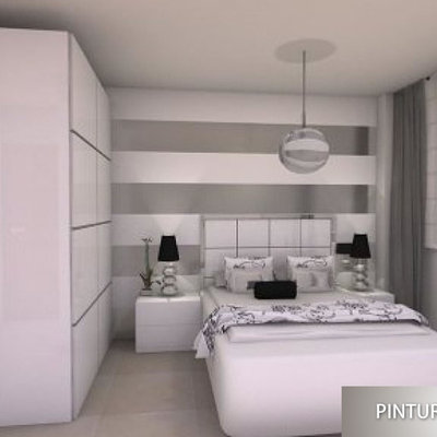 DECORACION DE HABITACIÓN A RALLAS