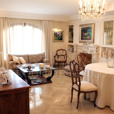 Decoración e interiorismo en Salón clásico