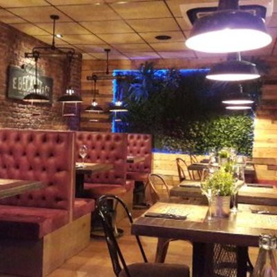 Decoración industrial para Restaurante