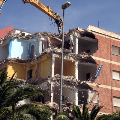 Demolición de edificio