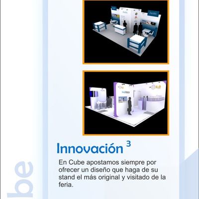 Desglose folleto stands