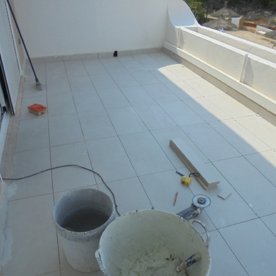 Fase de Finalización Reforma Terraza Exterior