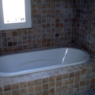 detalle azulejo baño