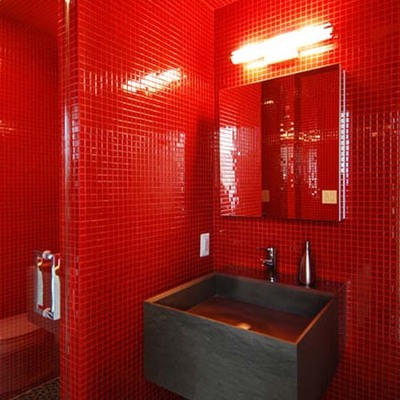 Detalle de baño en Reforma