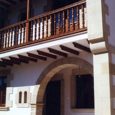 detalle de casa montañesa