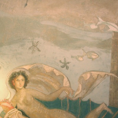 Detalle de mural submarino