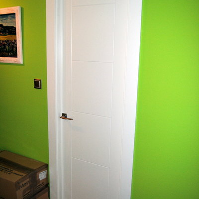 Detalle de puerta lacada . Tecnam