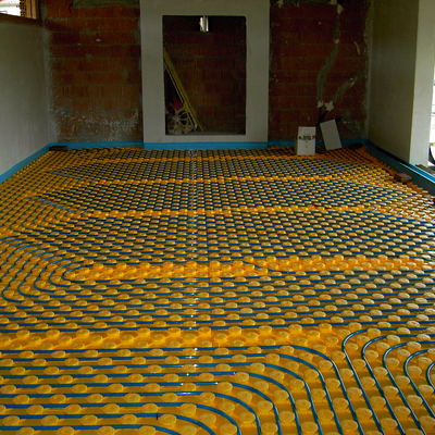 Detalle de suelo radiante Tecnam