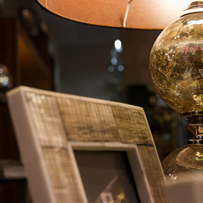 Detalle decoración Esposición L'estilo interiorismo