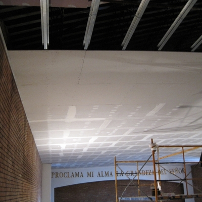 Detalle Falso techo continuo de yeso laminado
