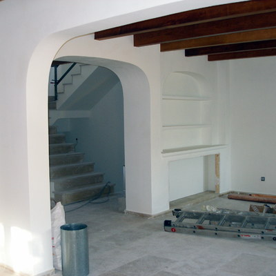 detalle mueble obra y arco separador