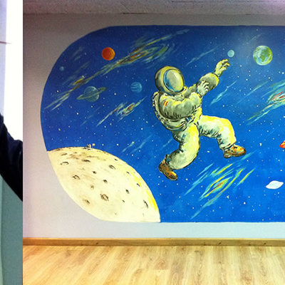 Detalles y murales de Parques Infantiles.