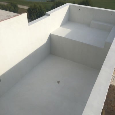 Microcemento piscinas.