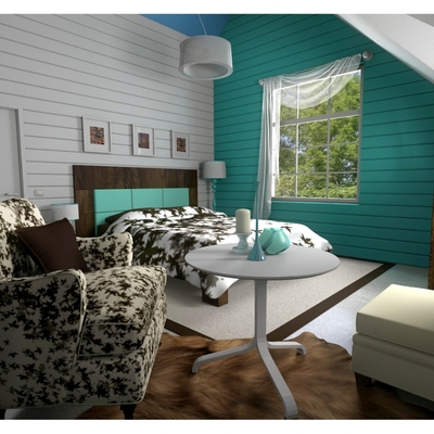 diseño dormitorio, vista general