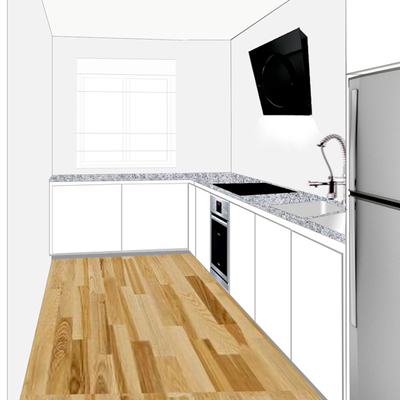 Diseño rehabilitación cocina 