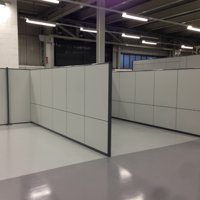 Divisiones de oficina con aislamiento acústico