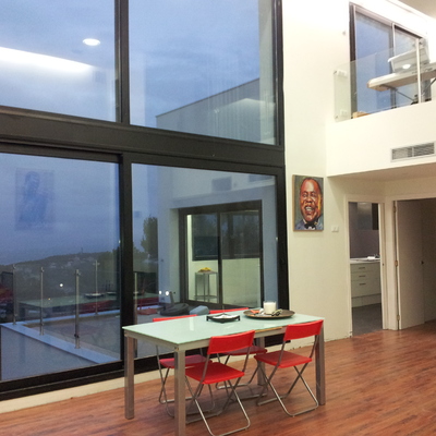 doble altura salón interior