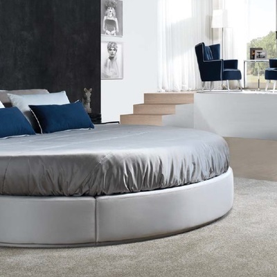 Dormitorio de cama redonda