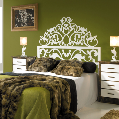 Dormitorio DAYRA con cabecero de cama en forja