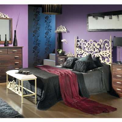 Dormitorio ISIS con cabecero de cama en forja