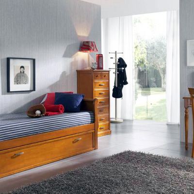 Dormitorio juvenil cama nido