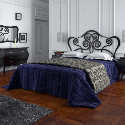 Dormitorio NAPOLES con cabecero de cama en forja