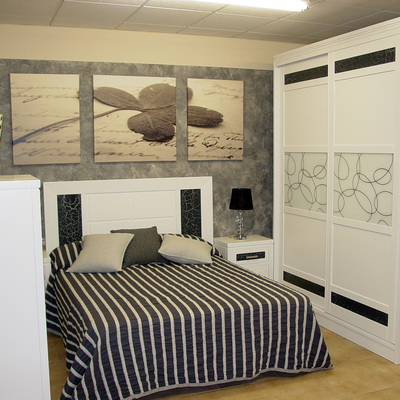 Dormitorio Pino macizo modelo Piedra.