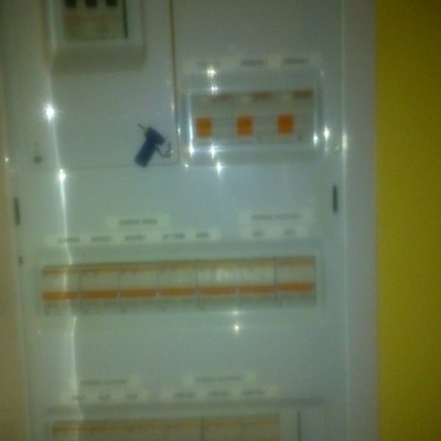 cuadro electrico, terminado