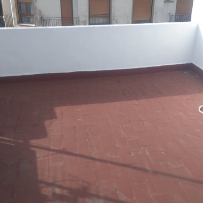 Reparación de terraza despues