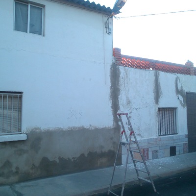 Proceso de trabajo de restauración.