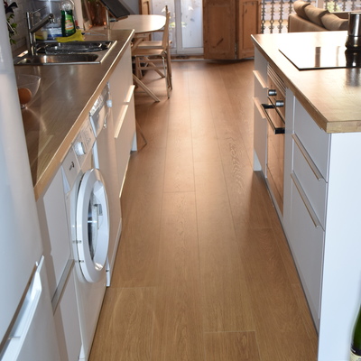 Parquet en la cocina