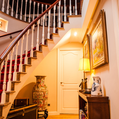 baranda para escaleras