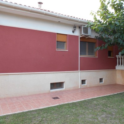 chalet desde el jardin