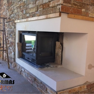 CHIMENEA EN EL APARTAMENTO