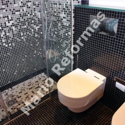 Ducha de obra sanitarios suspendidos 