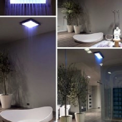 Duchas techo leds