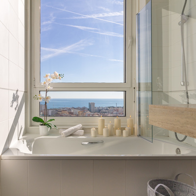 Baño | Dúplex Diagonal Mar | by Carmela Cebrián