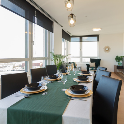Salón Comedor | Dúplex Diagonal Mar | by Carmela Cebrián