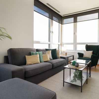 Salón Comedor | Dúplex Diagonal Mar | by Carmela Cebrián