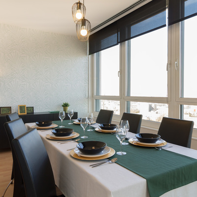Salón Comedor | Dúplex Diagonal Mar | by Carmela Cebrián