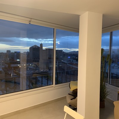 Cerramiento tipo veranda de alta eficiencia