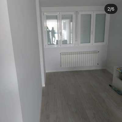 Ventanas tarima rodapié pintura