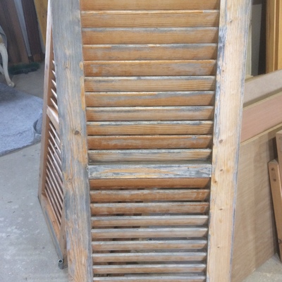 Restauración de persianas de madera