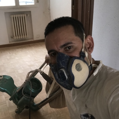 Aplicación de lijas